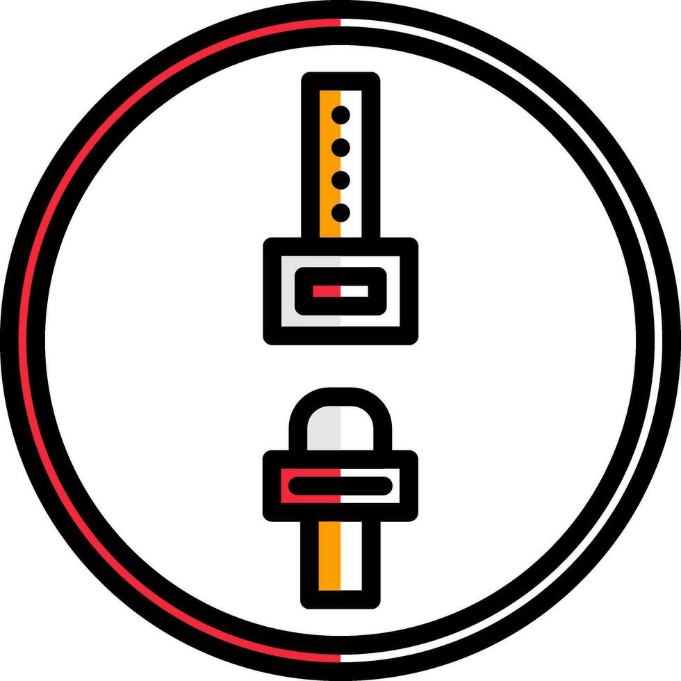 conception d'icône de vecteur de ceinture