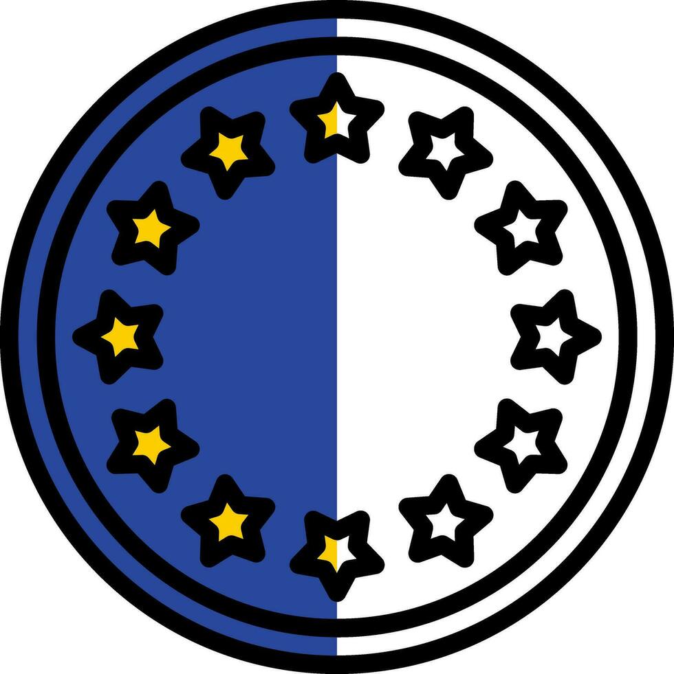 européen syndicat vecteur icône conception