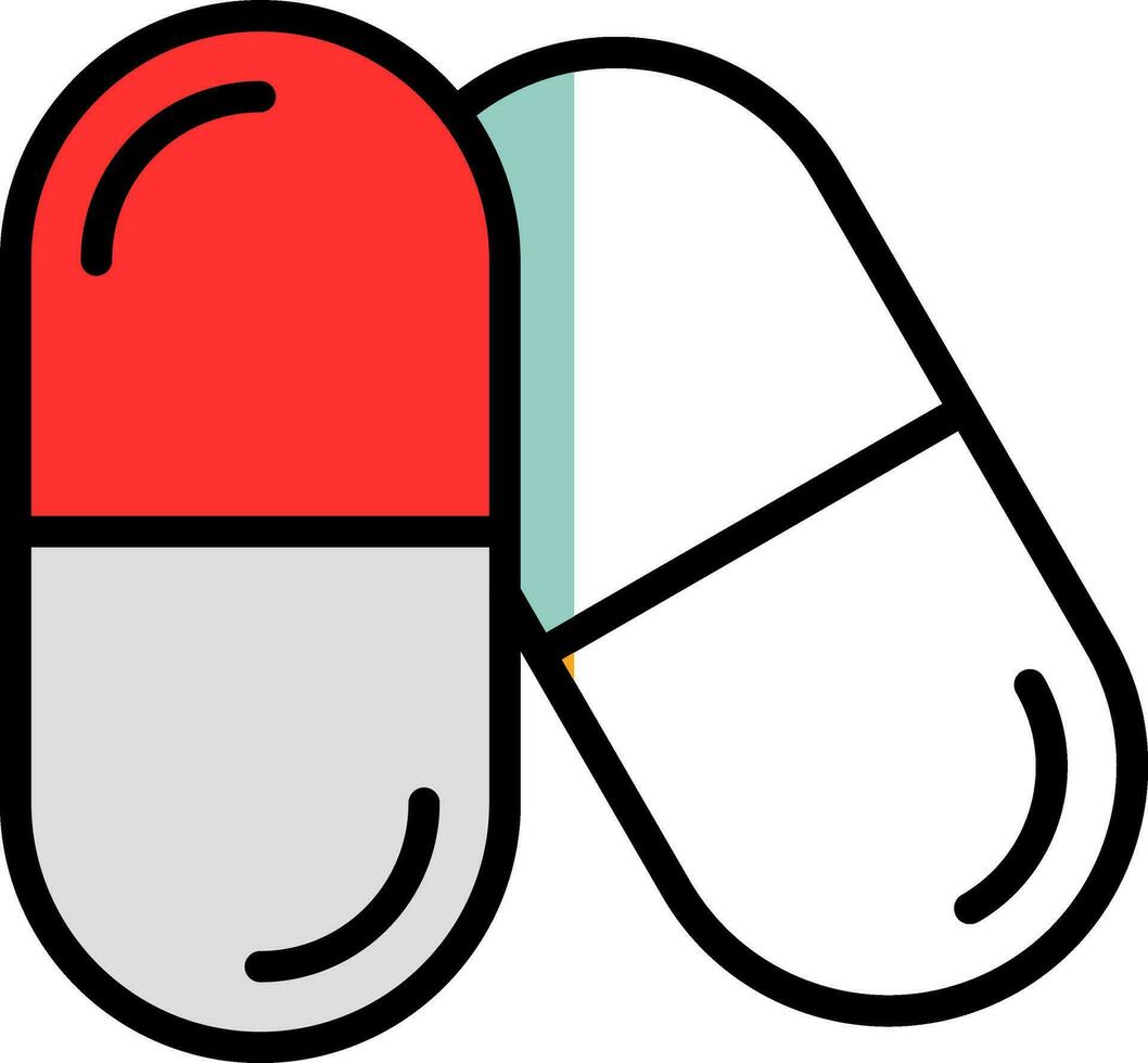 conception d'icône de vecteur de pilules