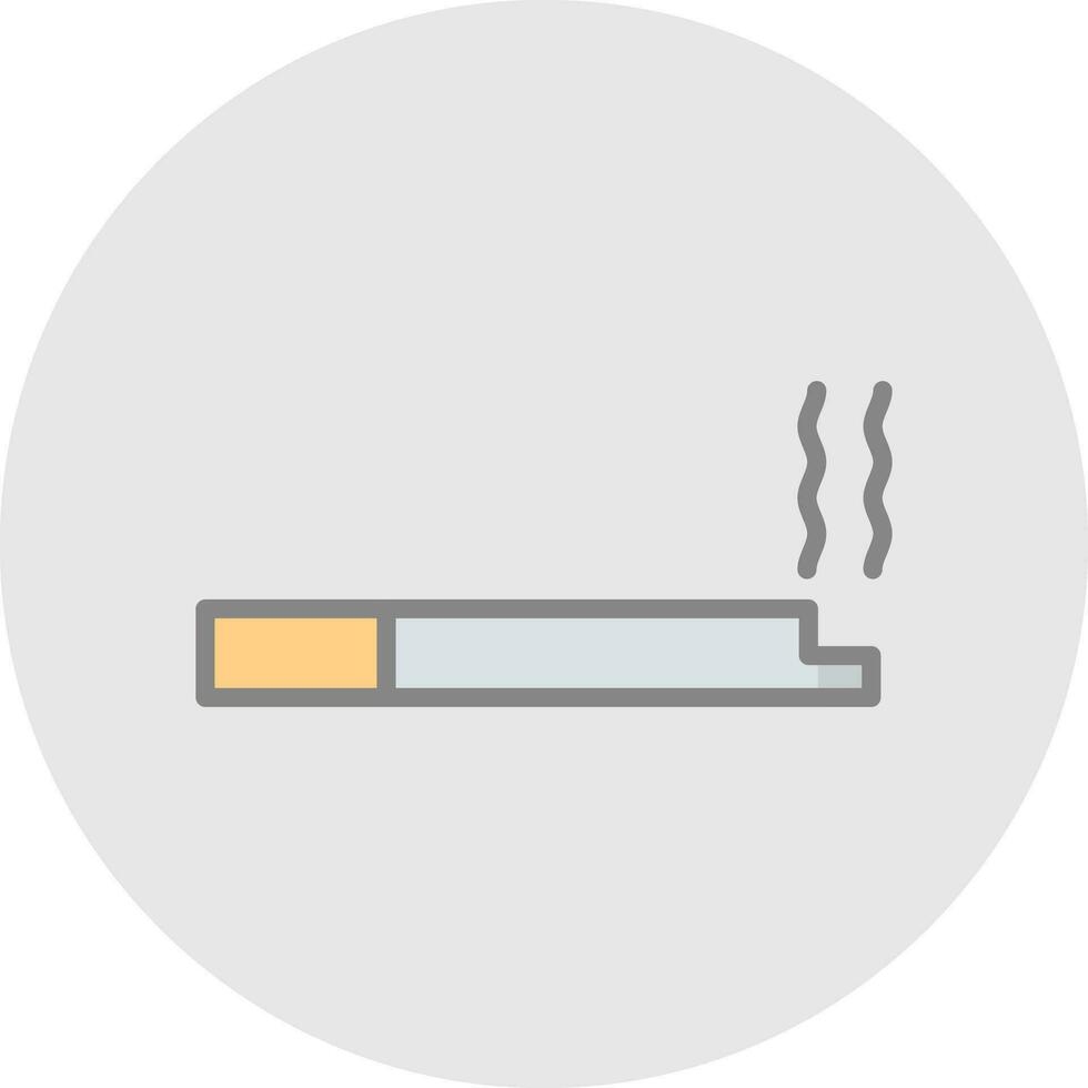 conception d'icône de vecteur de cigare