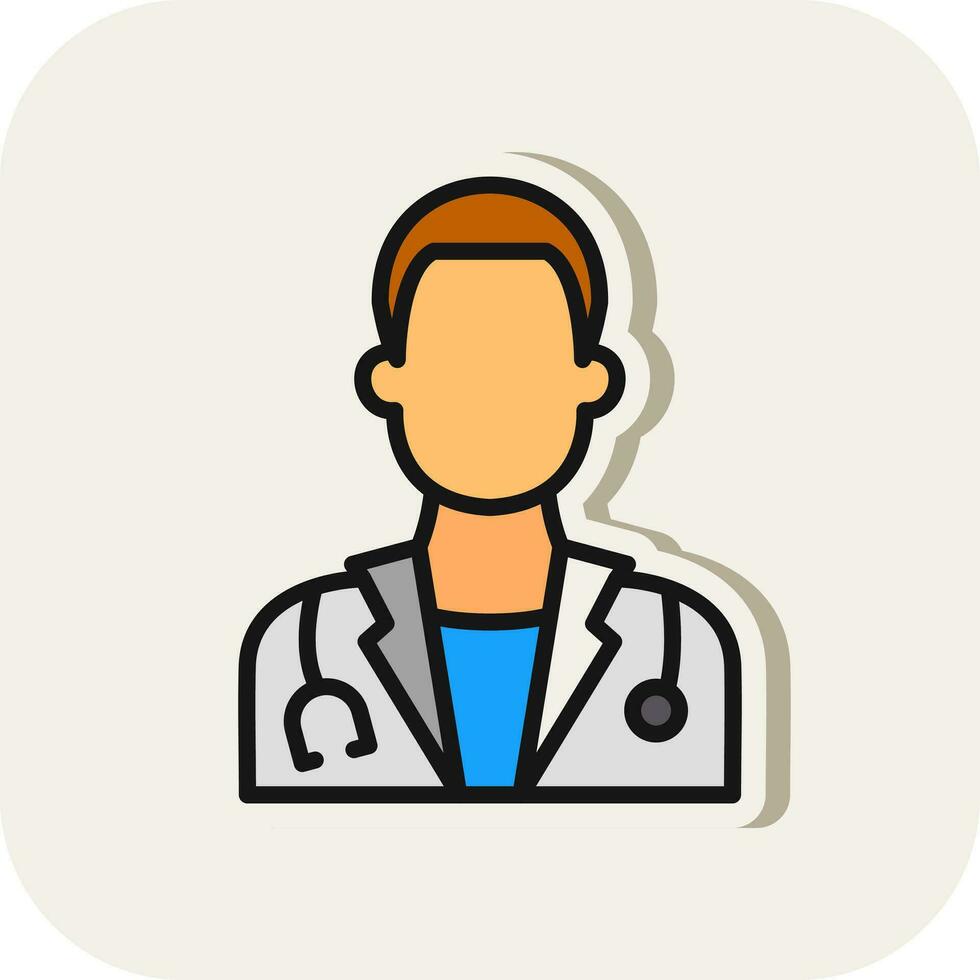 conception d'icône vecteur médecin