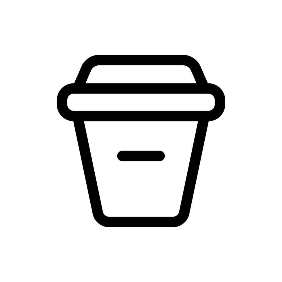 Facile café icône. le icône pouvez être utilisé pour sites Internet, impression modèles, présentation modèles, illustrations, etc vecteur