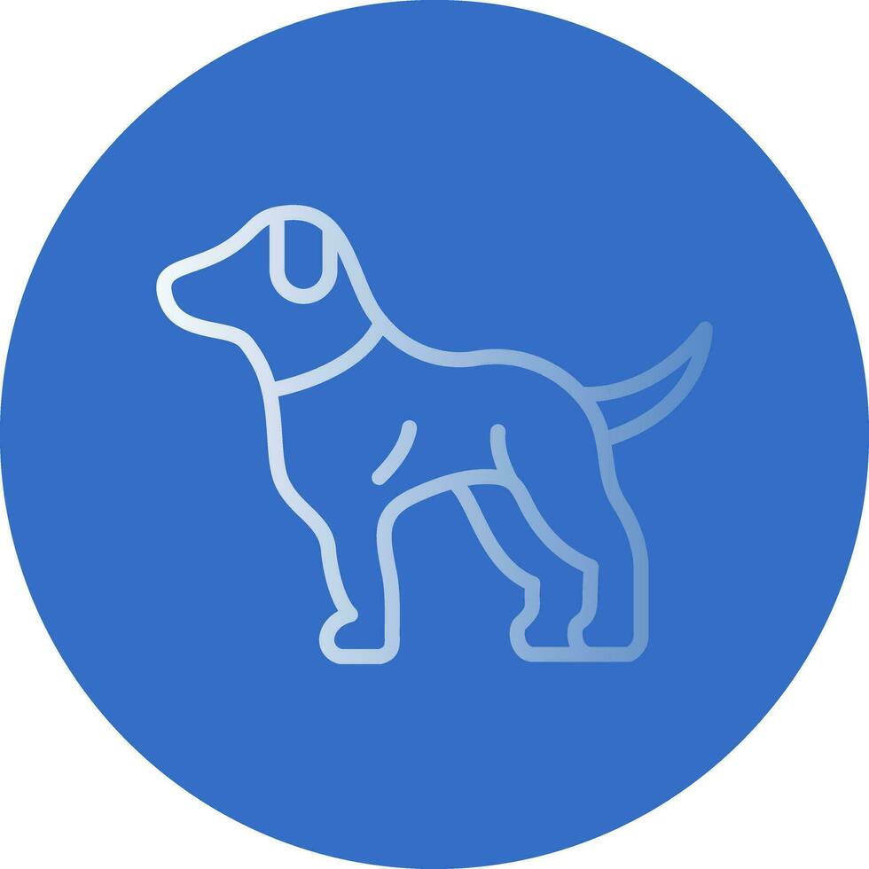 conception d'icône de vecteur de chien