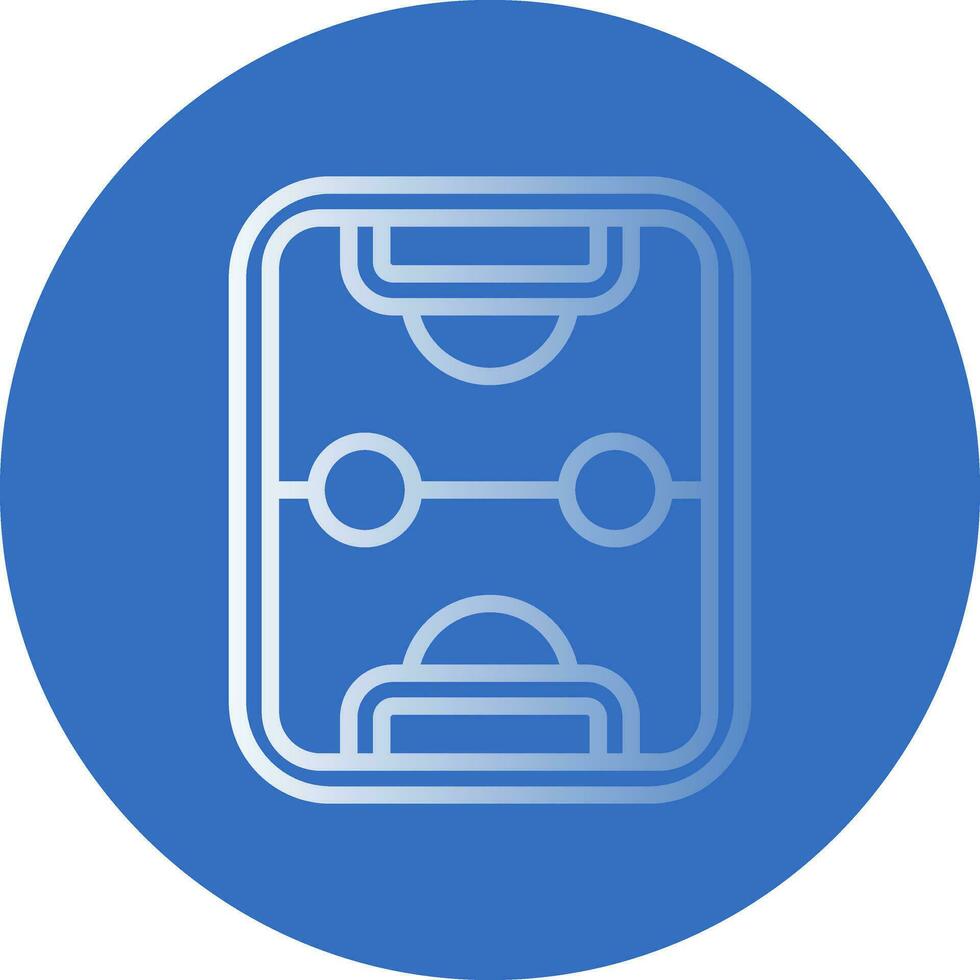 conception d'icône de vecteur de terrain de hockey