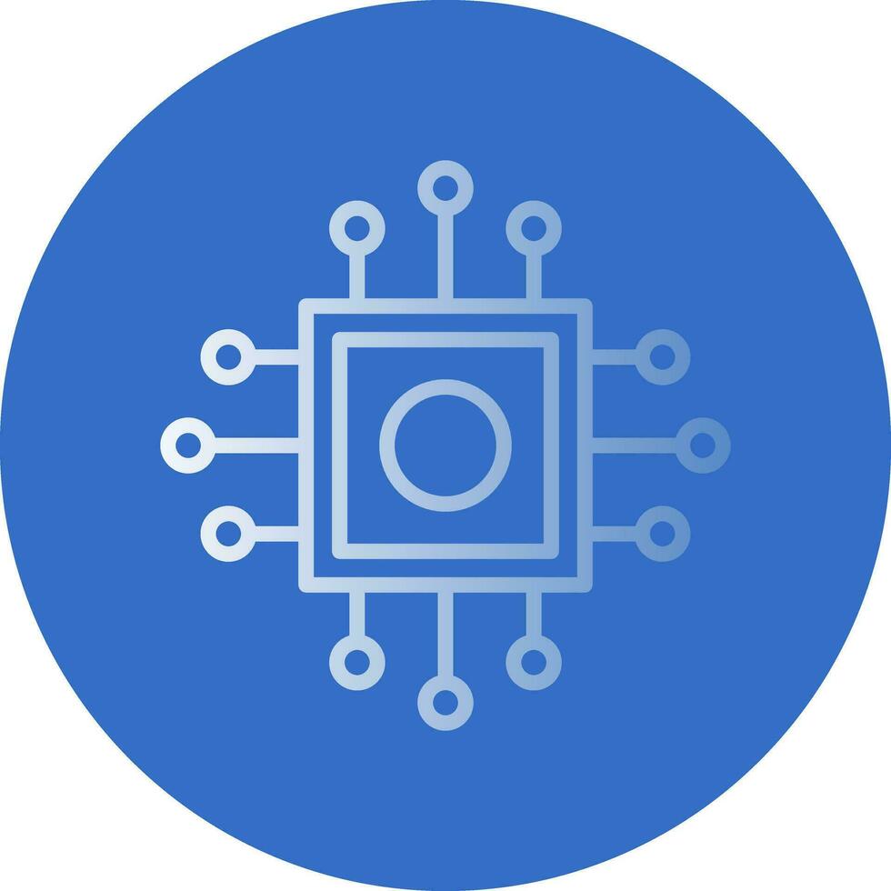 conception d'icône de vecteur de processeur