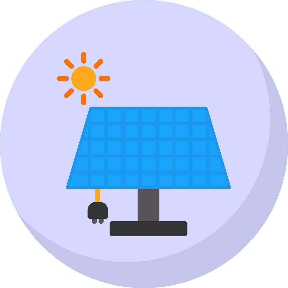 conception d'icône de vecteur d'énergie solaire