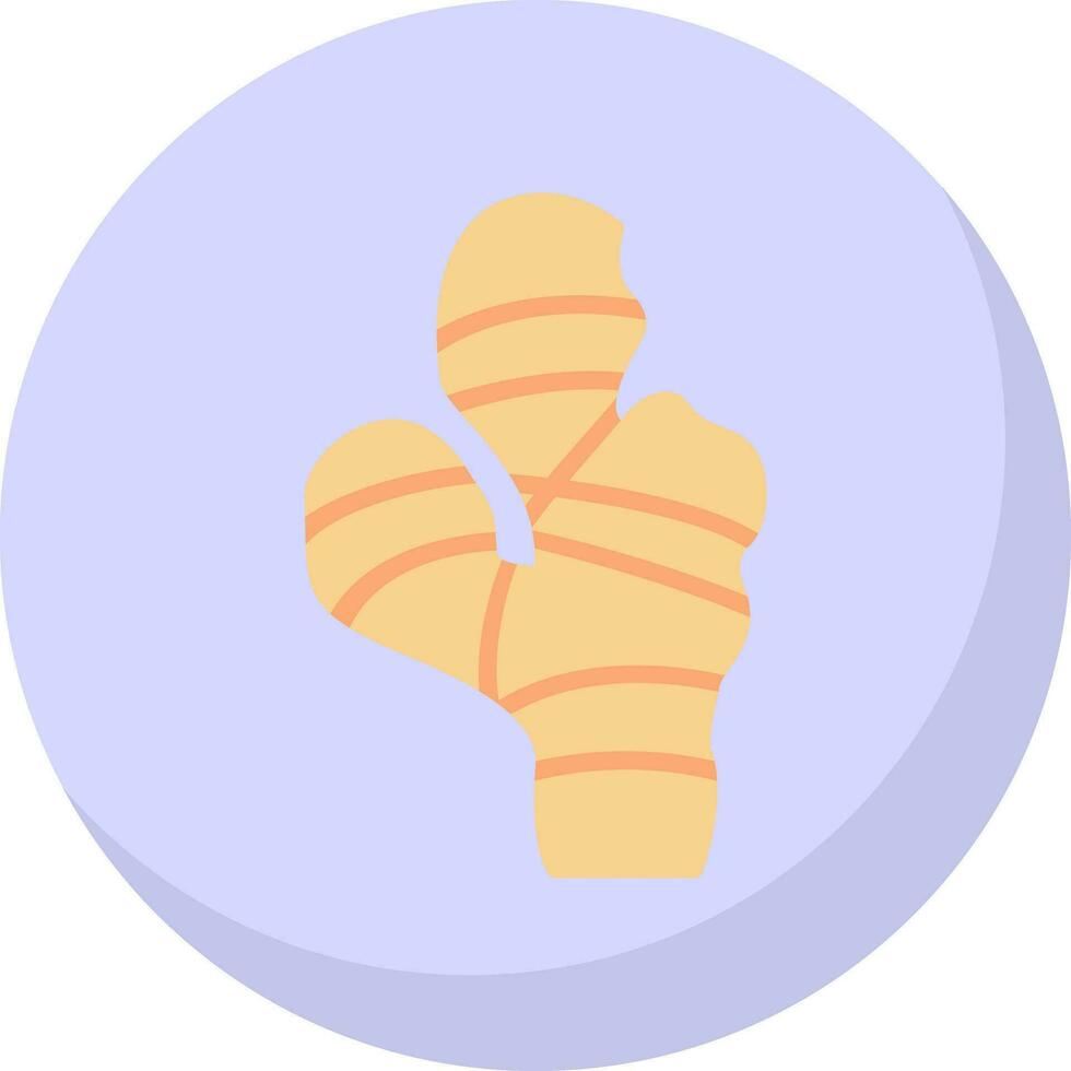 conception d'icône de vecteur de gingembre