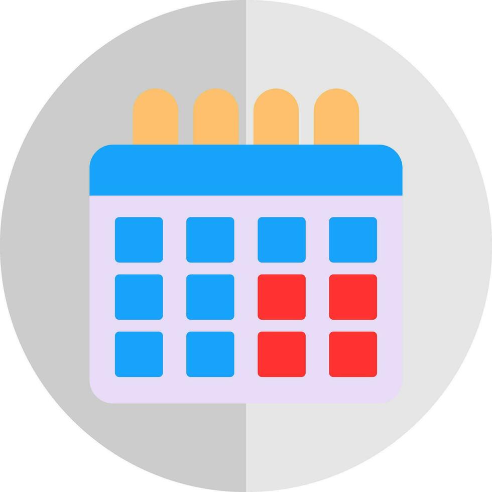 conception d'icône de vecteur de calendrier