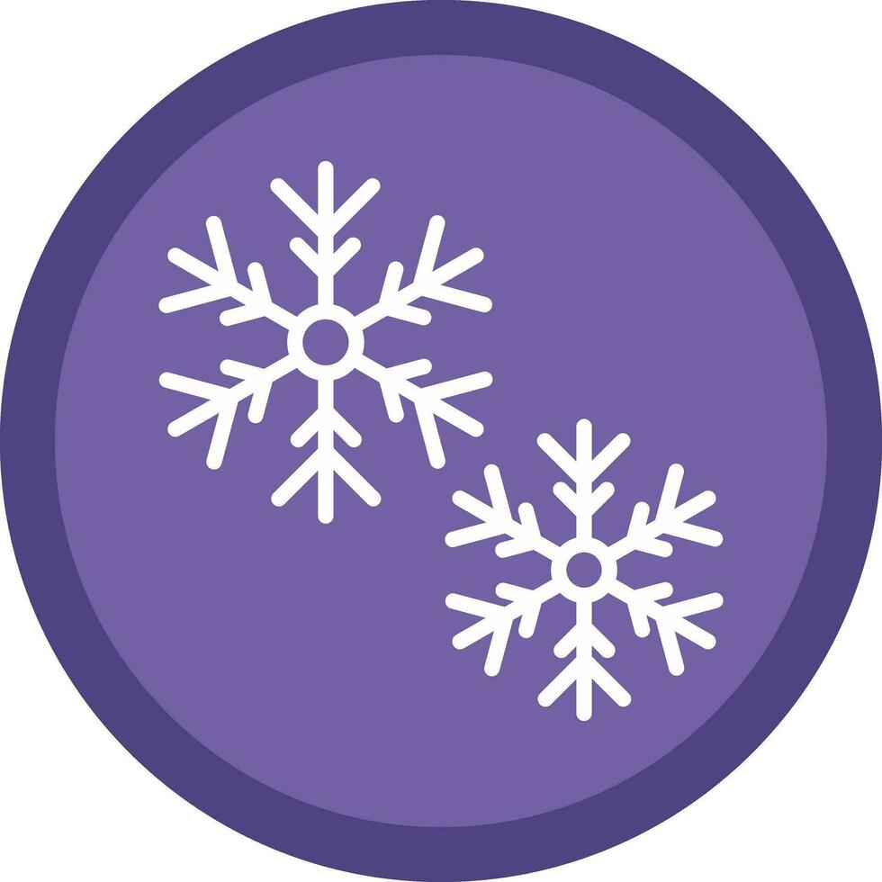 conception d'icône de vecteur de neige