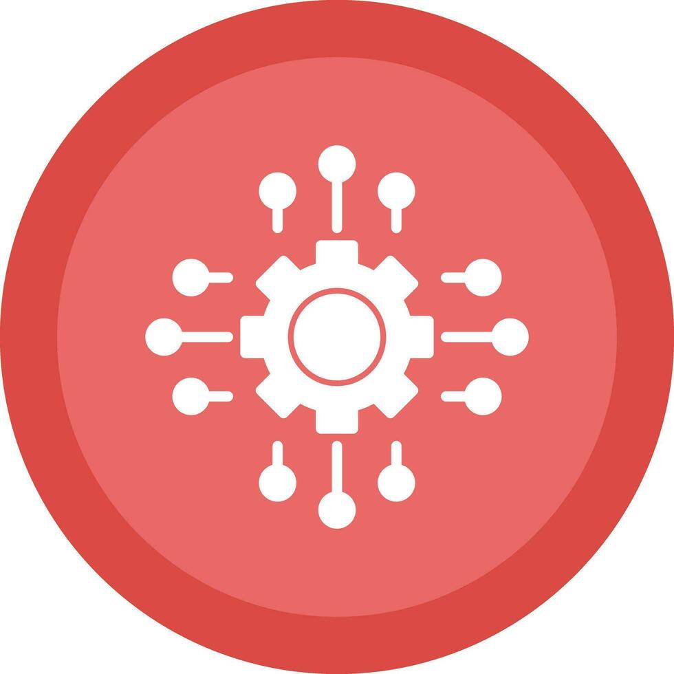 conception d'icône de vecteur d'automatisation