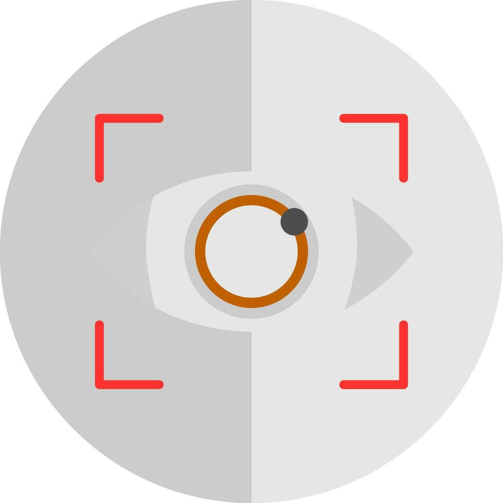 conception d'icône de vecteur de vision