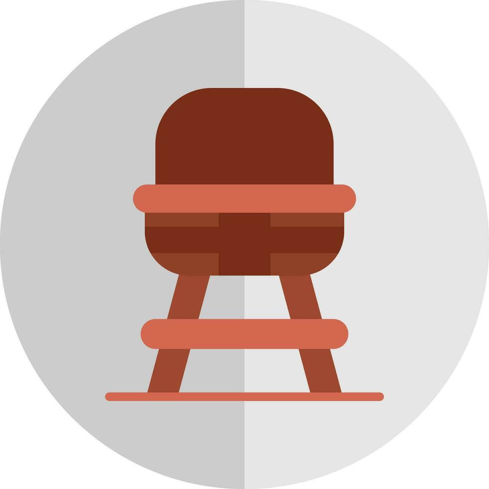 bébé chaise vecteur icône conception