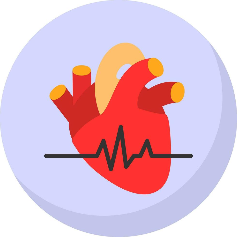 conception d'icône de vecteur de fréquence cardiaque