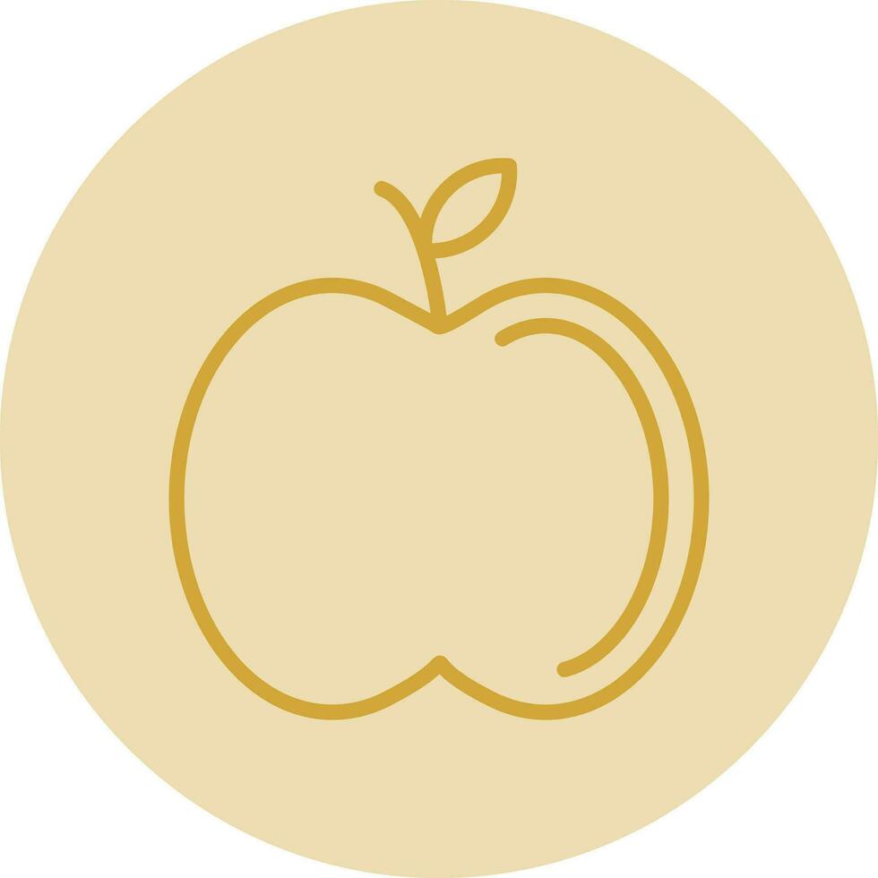 conception d'icône vecteur pomme
