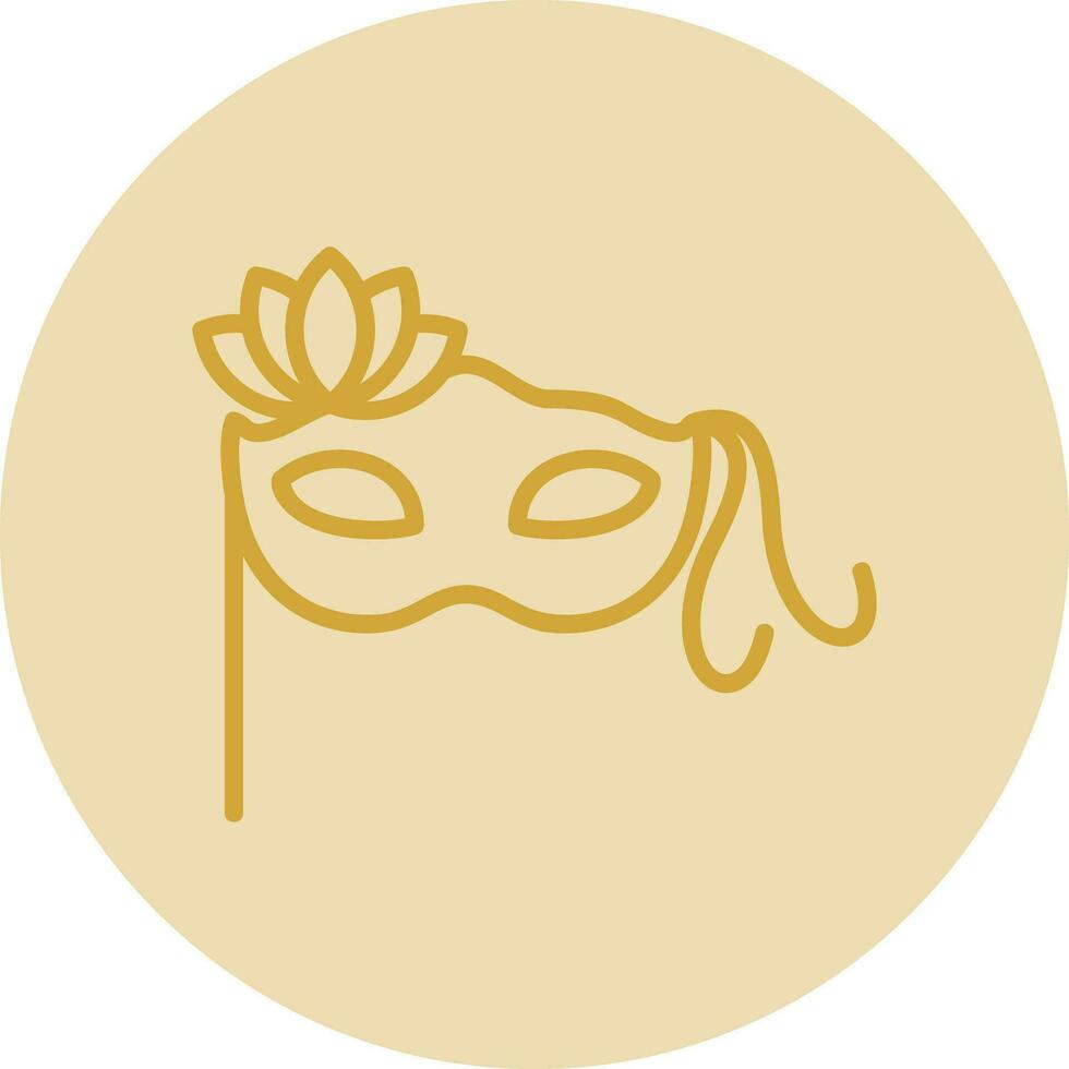 conception d'icône de vecteur de masque de carnaval