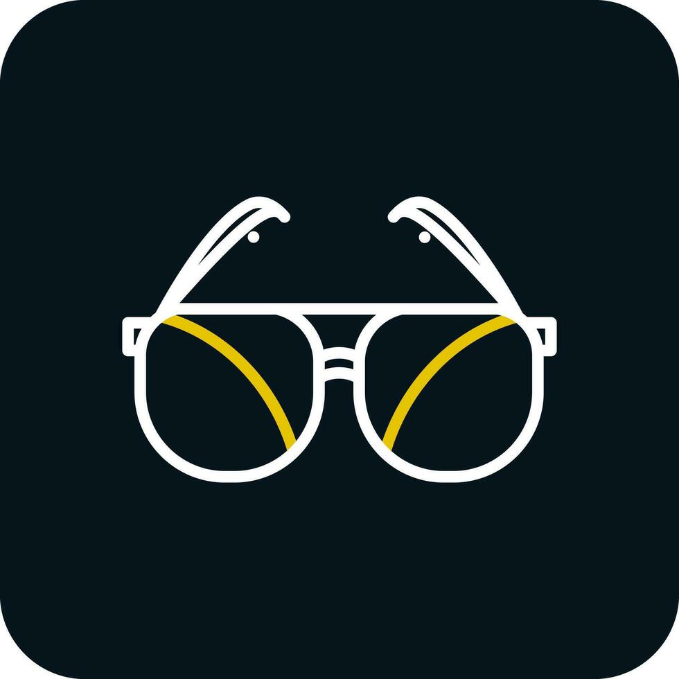 conception d'icône de vecteur de lunettes de soleil