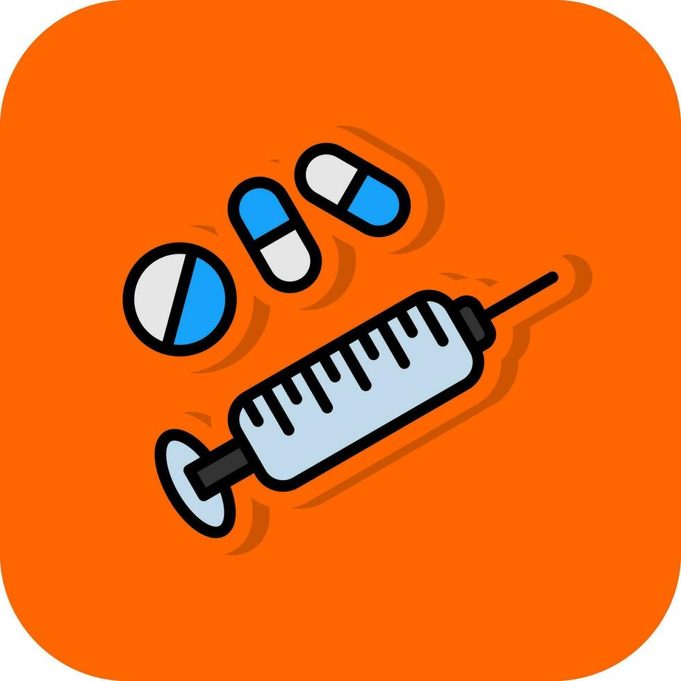 conception d'icônes vectorielles de médicaments vecteur