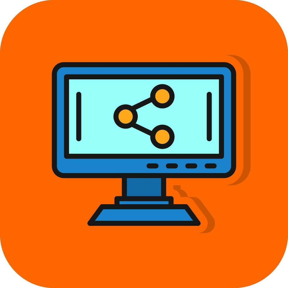 partager la conception d'icônes vectorielles vecteur