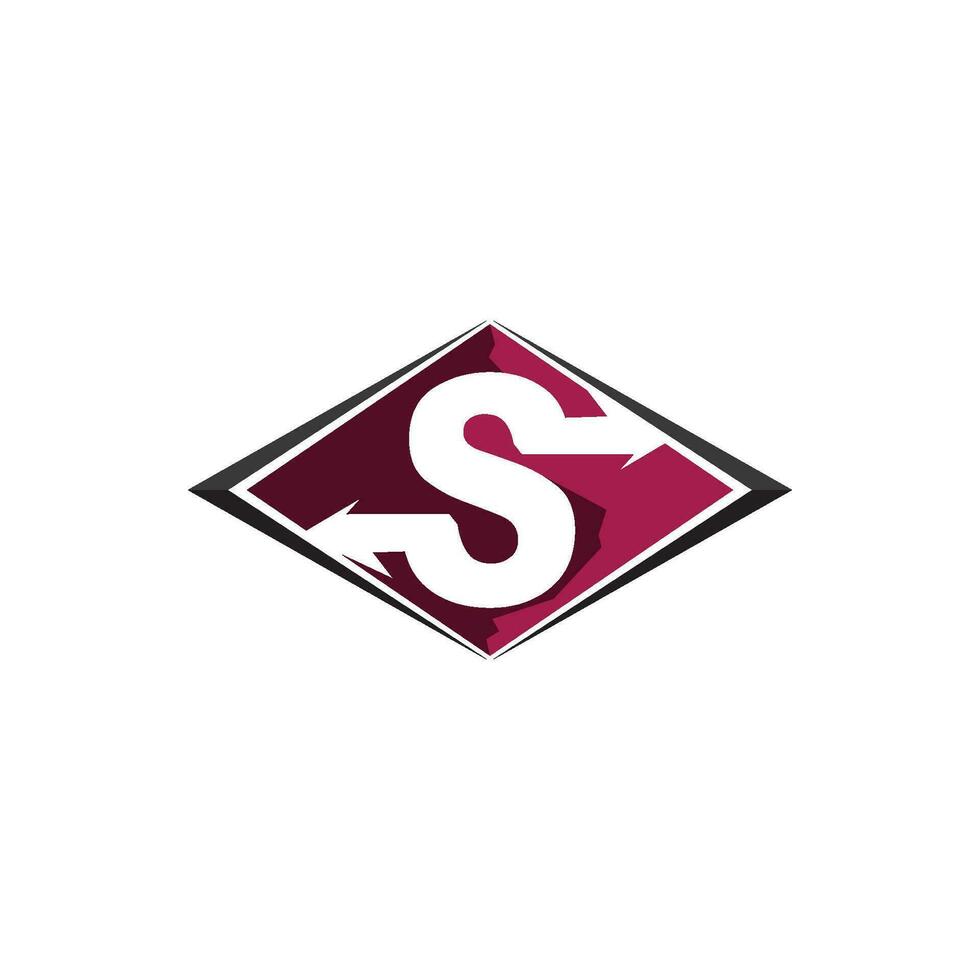 s logo et s lettre conception vecteur affaires logo