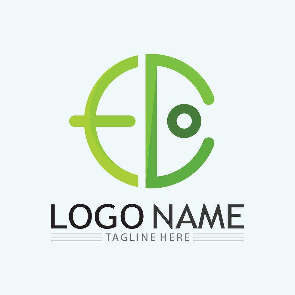 logo vectoriel eco energy avec symbole de feuille. couleur verte avec graphique flash ou tonnerre. nature et électricité renouvelable. ce logo convient à la technologie, au recyclage, au bio.