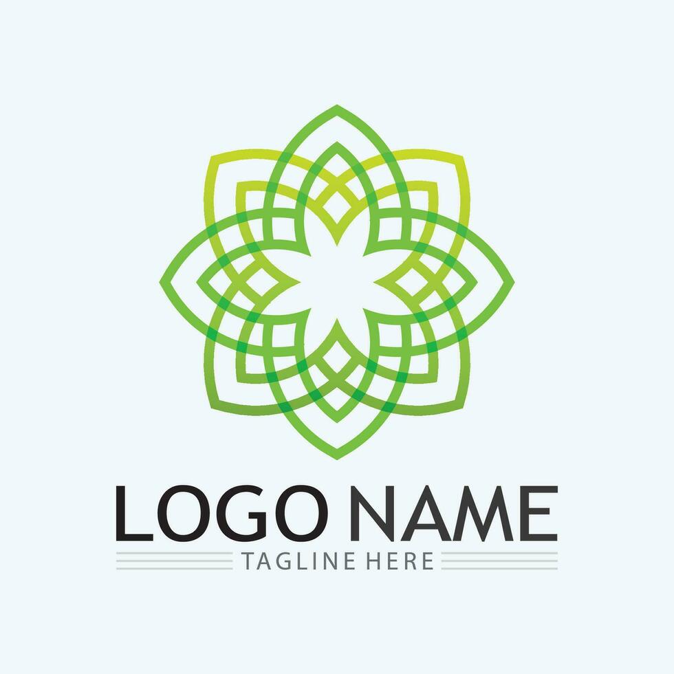 logo vectoriel eco energy avec symbole de feuille. couleur verte avec graphique flash ou tonnerre. nature et électricité renouvelable. ce logo convient à la technologie, au recyclage, au bio.