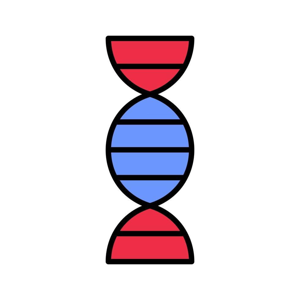 icône de vecteur d'adn