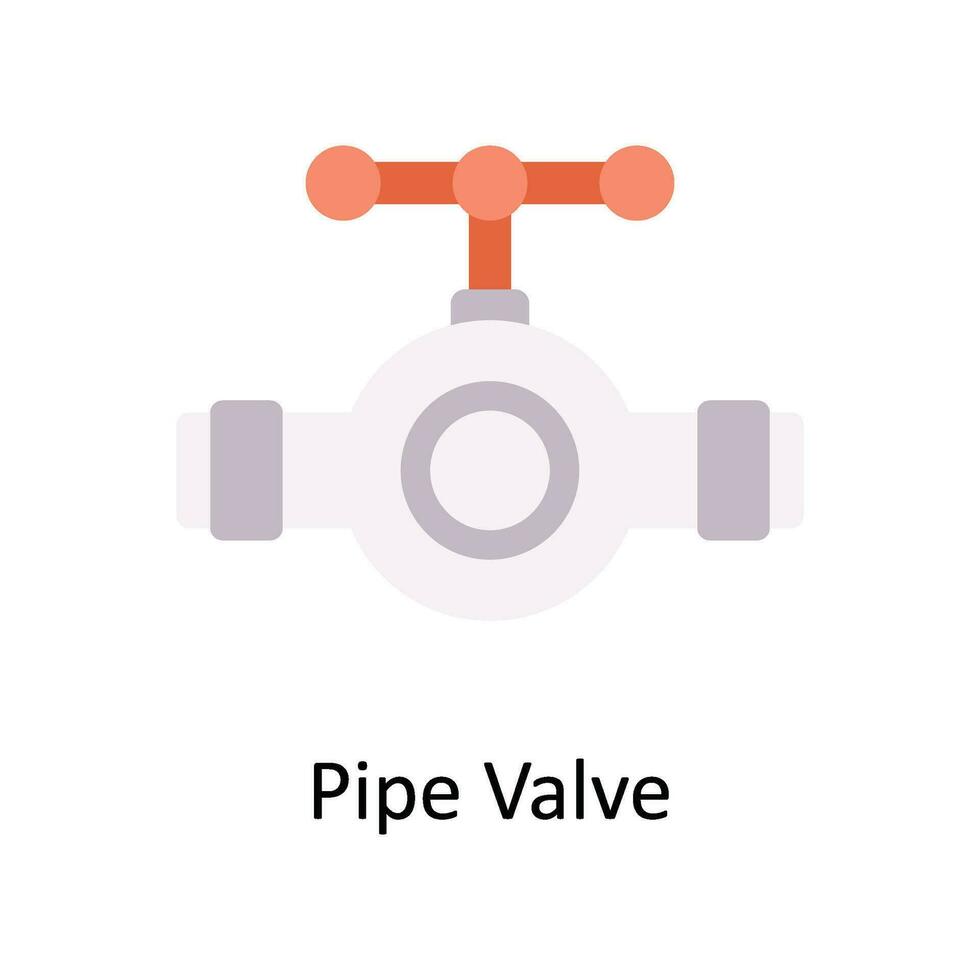 tuyau soupape vecteur plat icône conception illustration. la nature et écologie symbole sur blanc Contexte eps dix fichier