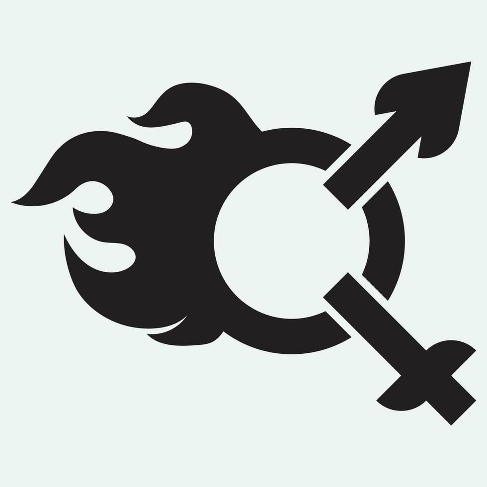 le sexe illustration logo. vecteur