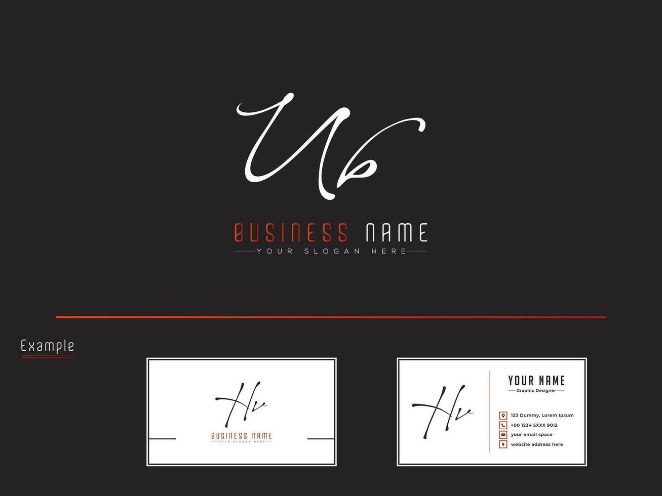 initiale Signature ub lettre logo icône, moderne luxe ub mode logo modèle vecteur