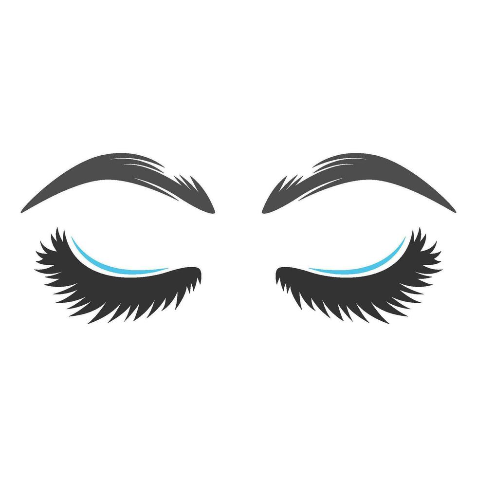 yeux logo icône conception vecteur