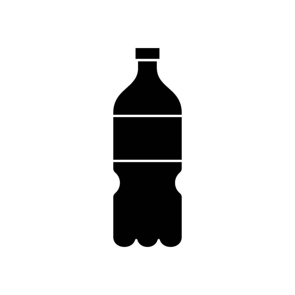 Plastique bouteille icône vecteur conception modèles Facile et moderne concept