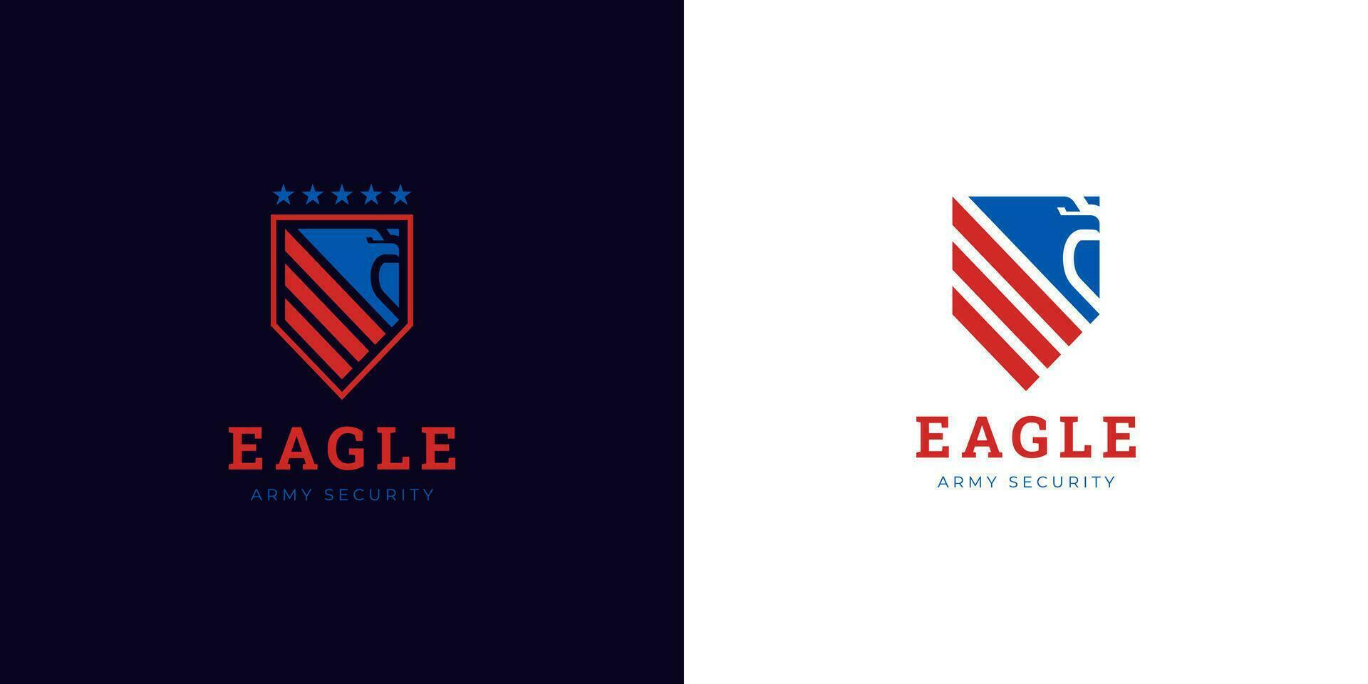 Aigle bouclier logo conception, phénix vecteur emblème logo élément, américain armée symbole, oiseau faucon vecteur ailes logo modèle