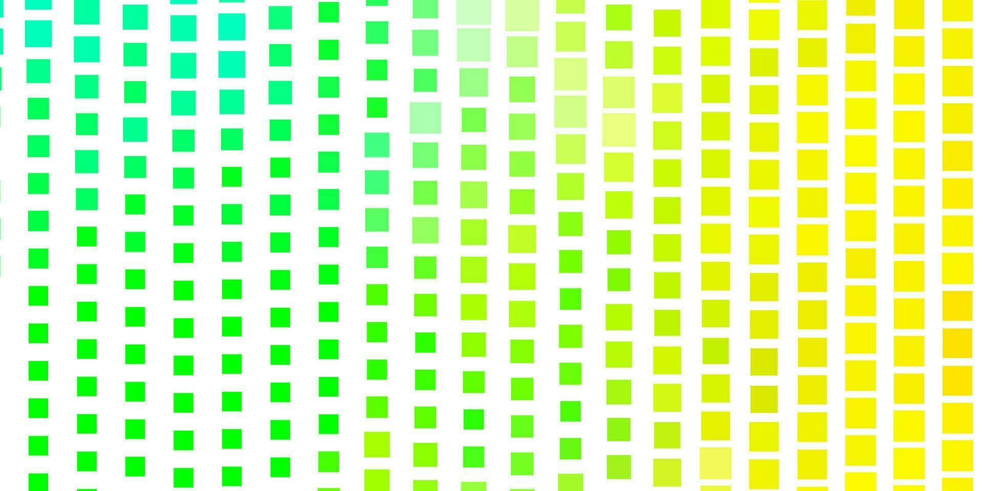 modèle vectoriel vert clair, jaune dans les rectangles.