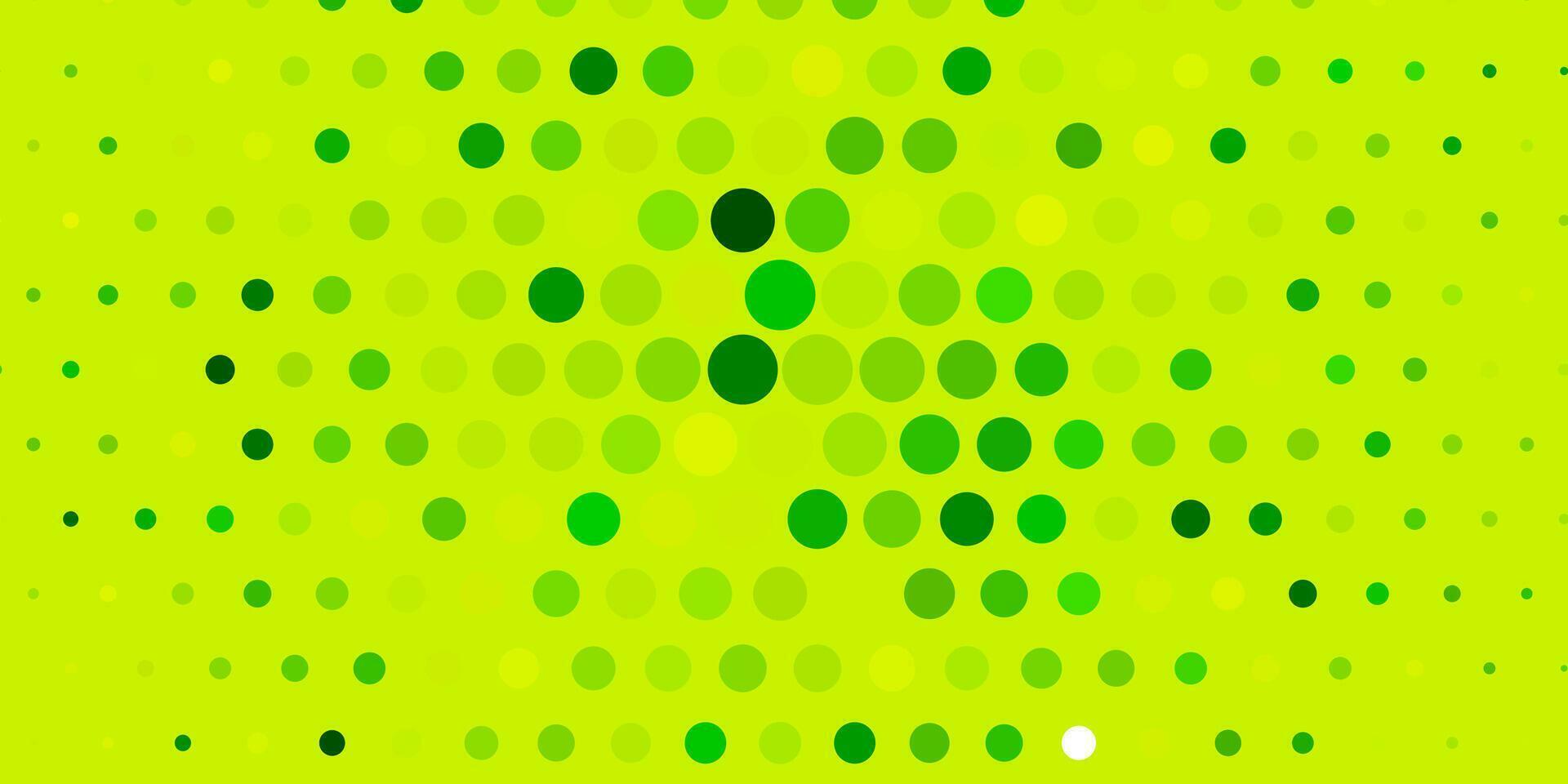modèle vectoriel vert clair avec des cercles.