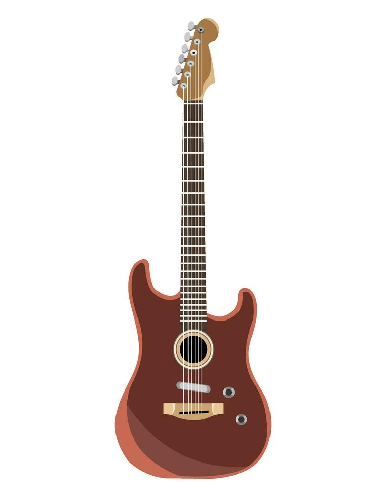 vecteur électrique guitare