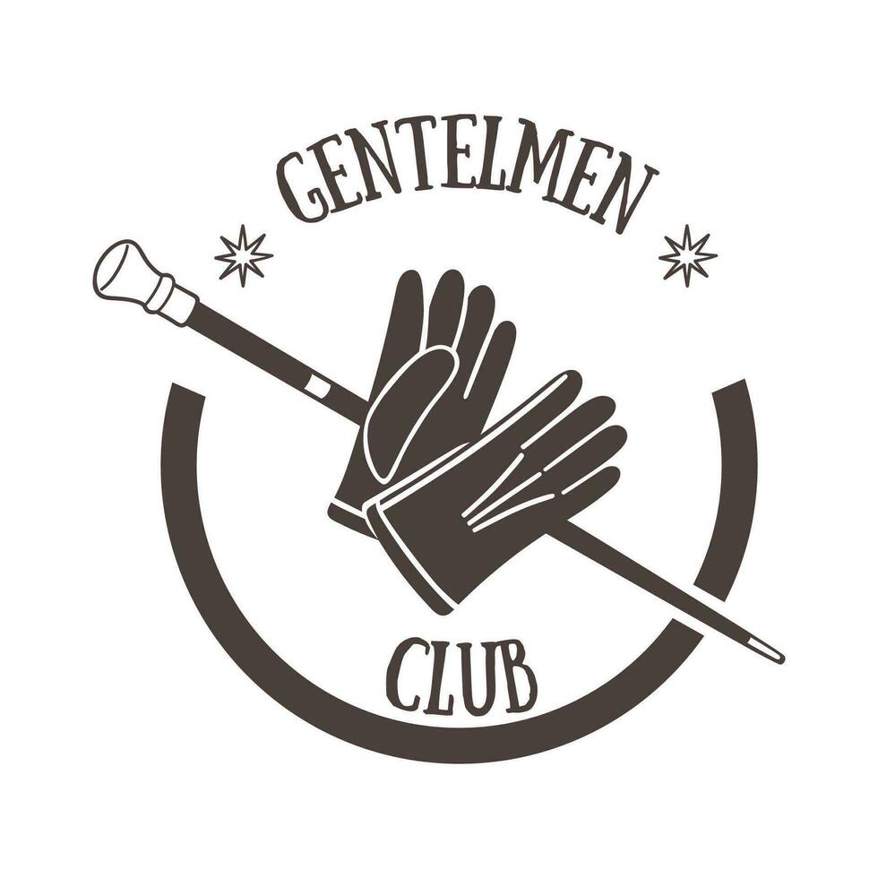 Pour des hommes club vecteur logo conception modèle. le emblème de le messieurs club.