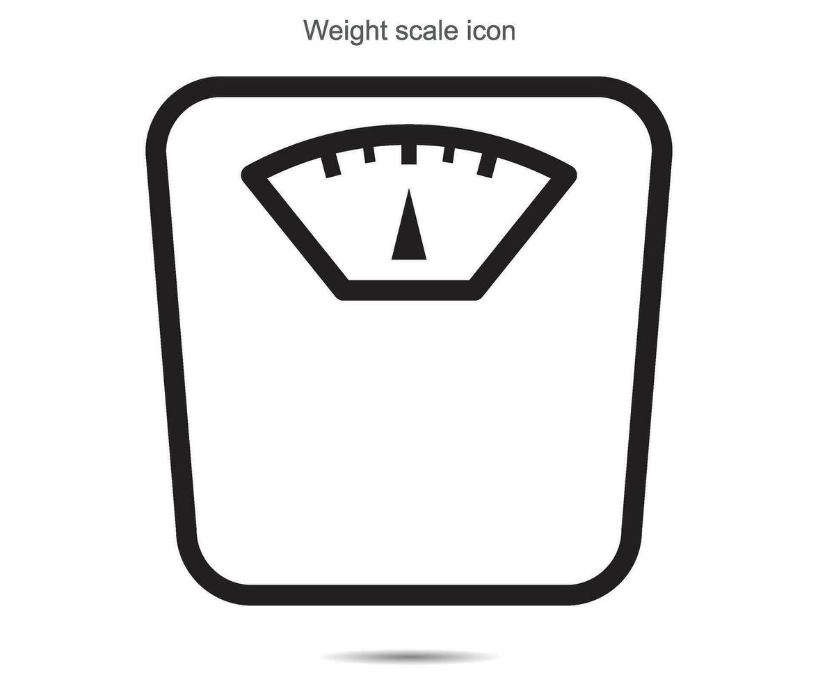 poids échelle icône, vecteur illustration