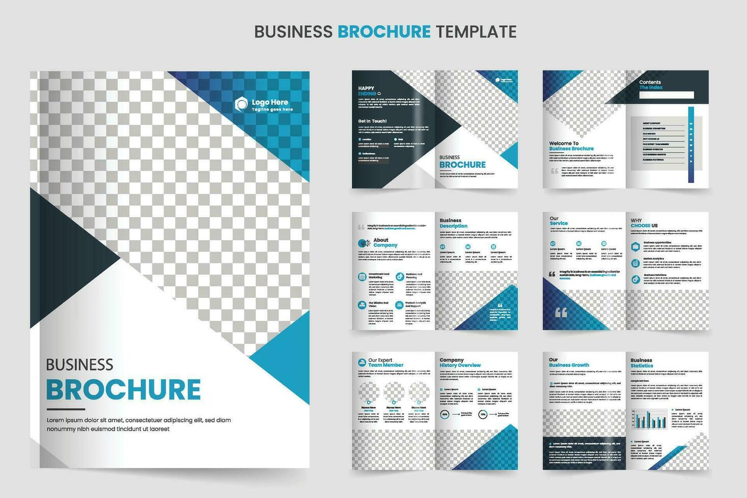 brochure modèle disposition conception et entreprise entreprise profil brochure modèle conception vecteur