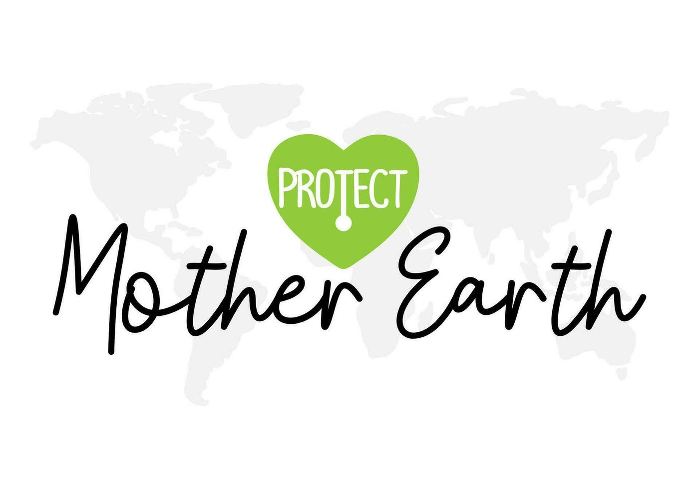 protéger mère Terre environnement conscience bannière affiche vecteur