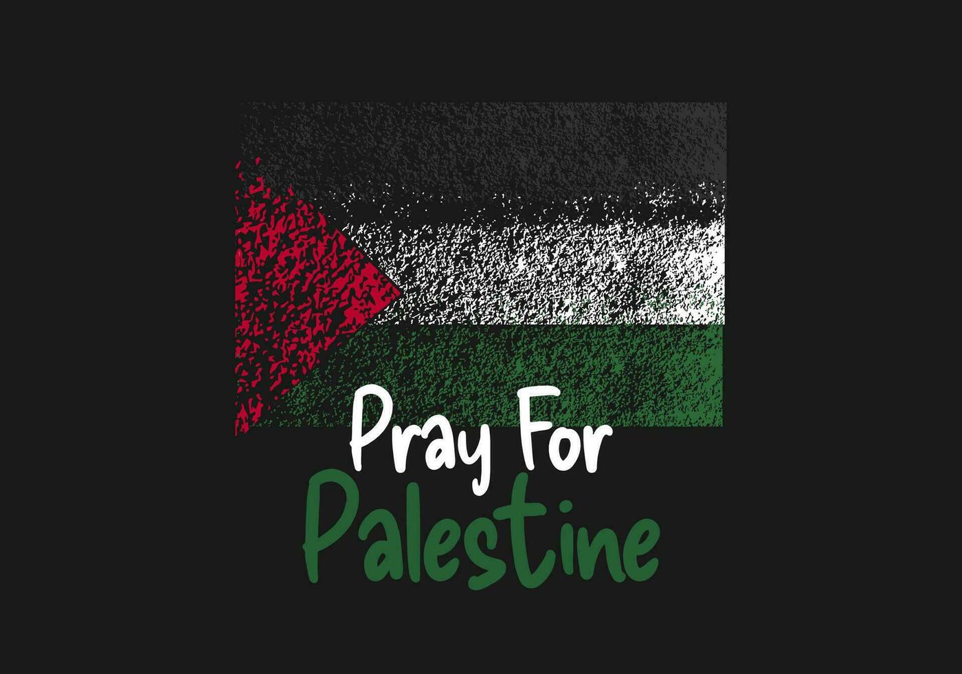 prier pour Palestine bannière affiche pour liberté et Humain droits. vecteur