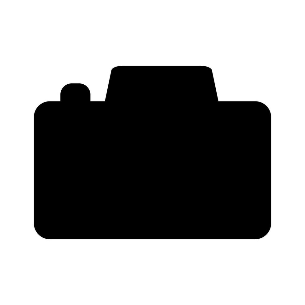 caméra silhouette vecteur illustration