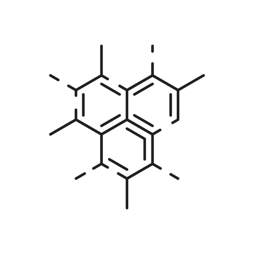 chimie et laboratoire en relation ligne icône. science et scientifique équipement linéaire icône. laboratoire et expérience contour vecteur signe la biologie. tester instruments.