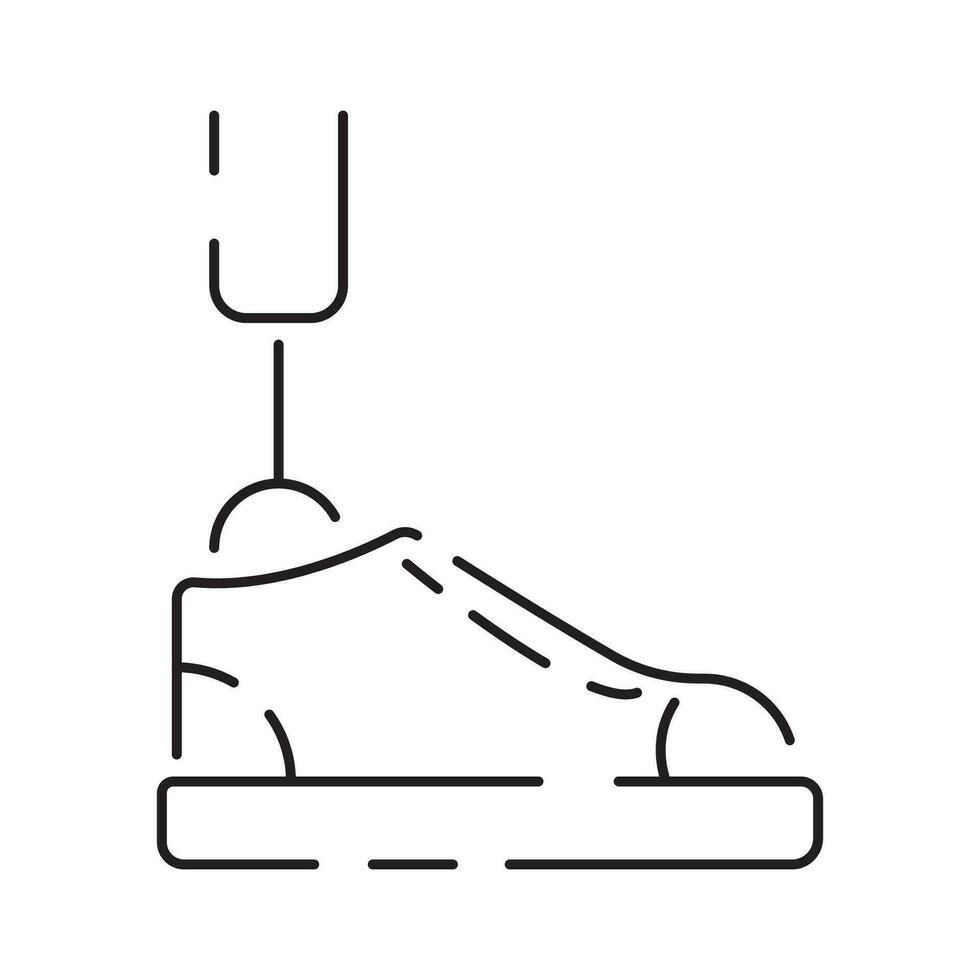 désactivée gens ligne Icônes. vecteur illustration fauteuil roulant, plus ancien, handicapé, sourd et social problème contour icône.