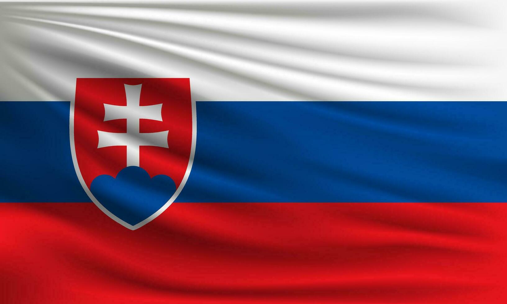 vecteur drapeau de la slovaquie