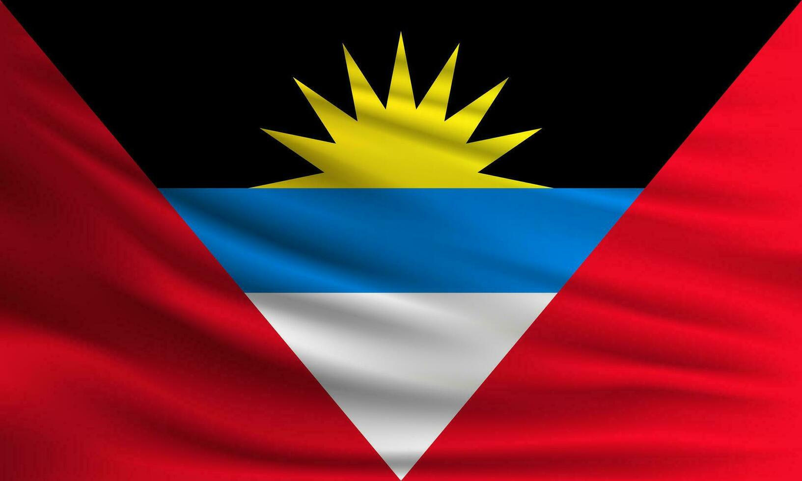 vecteur drapeau de antigua et Barbuda