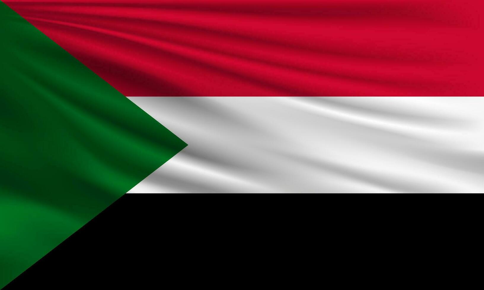 vecteur drapeau de Soudan