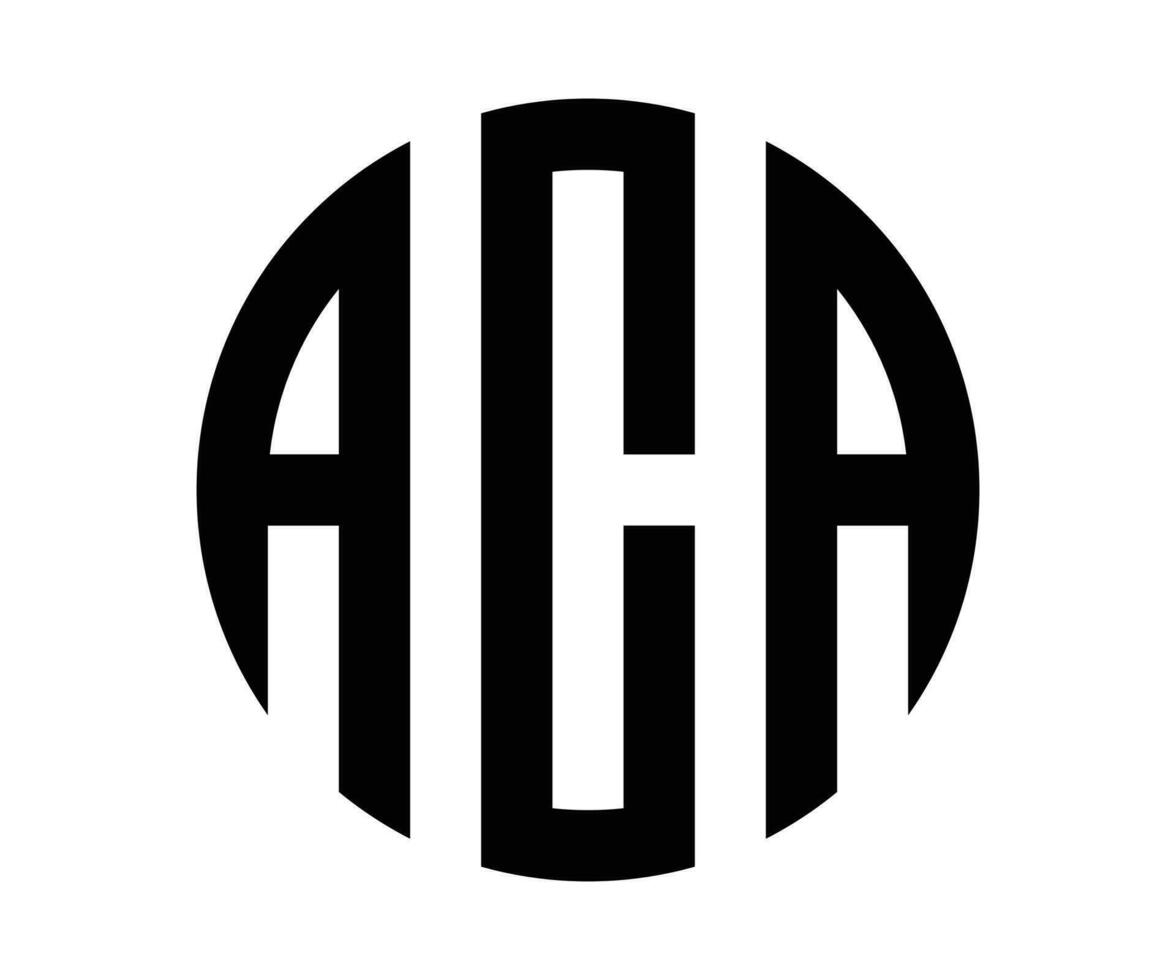 aca lettre logo conception vecteur modèle