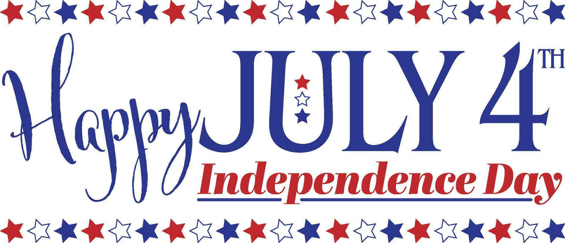 content 4e de juillet - indépendance journée vecteur