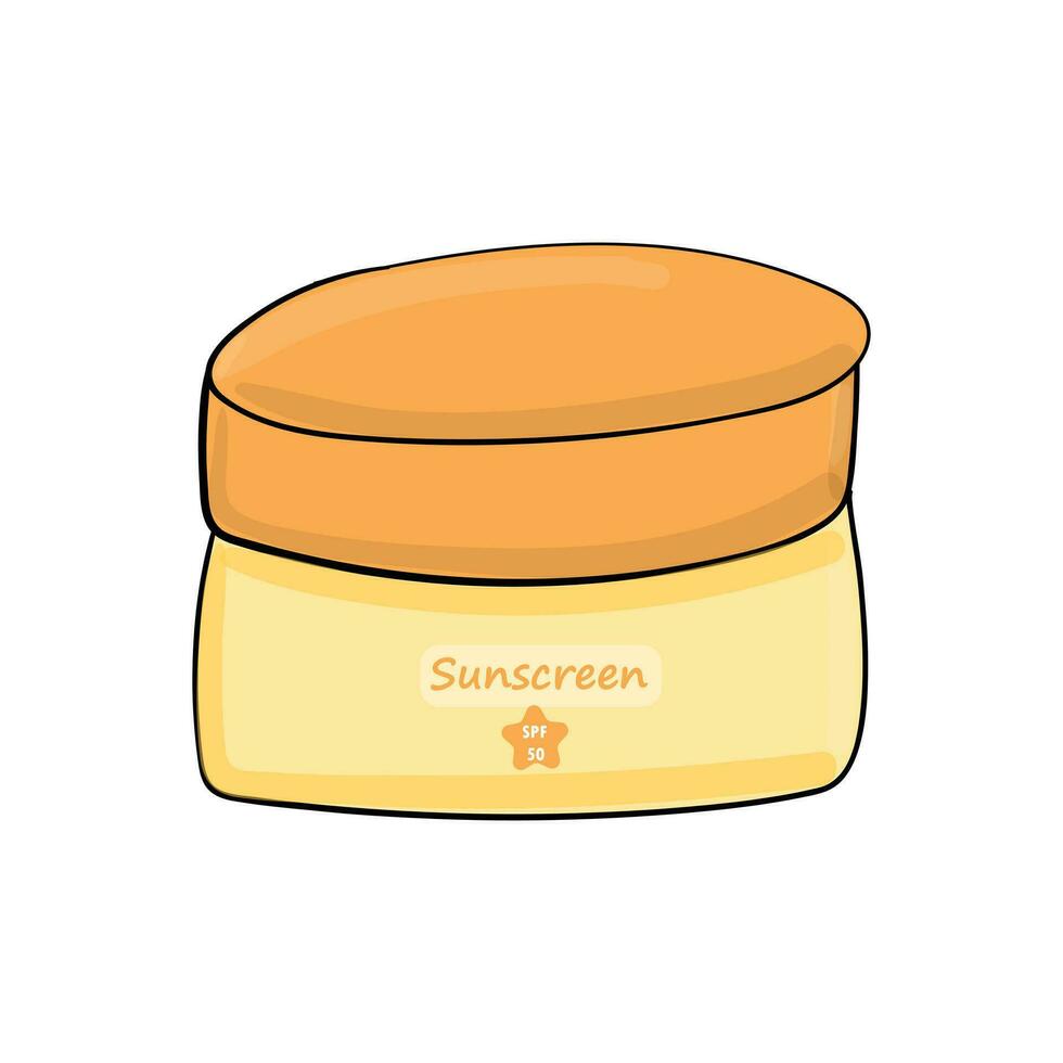 crème solaire spf 50 gratuit vecteur