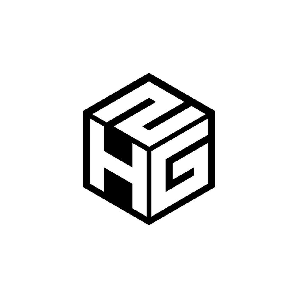 hgz lettre logo conception dans illustration. vecteur logo, calligraphie dessins pour logo, affiche, invitation, etc.